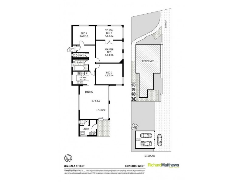 8 Moala Street, Concord West NSW 2138 Floorplan