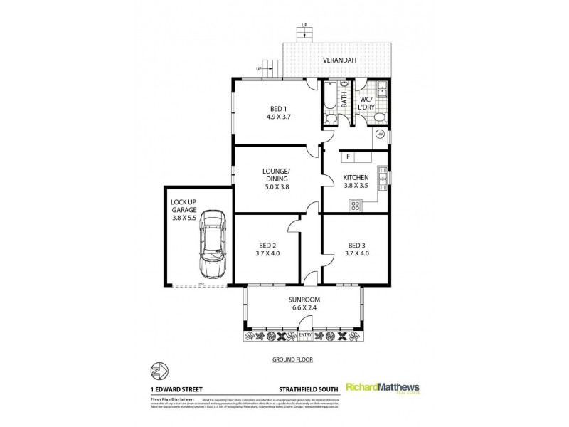 1 Edward Street, Strathfield South NSW 2136 Floorplan