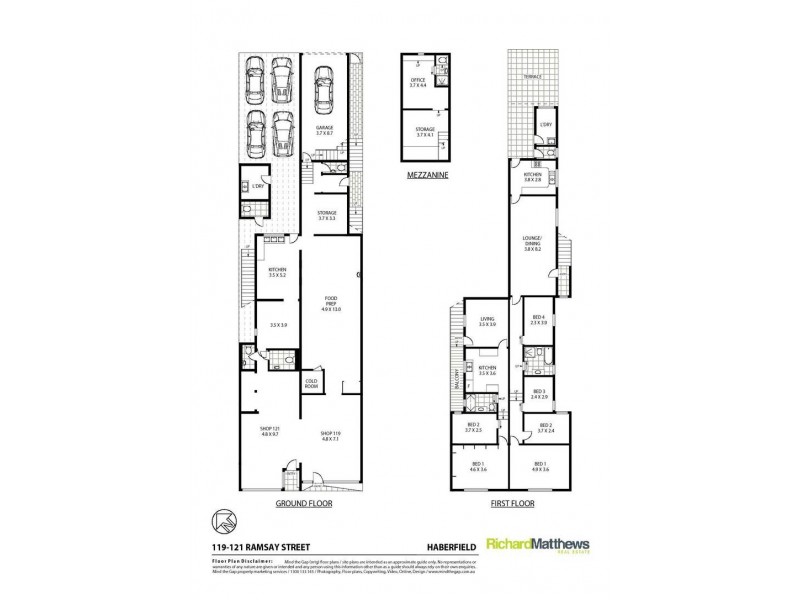 119-121 Ramsay Street, Haberfield NSW 2045 Floorplan