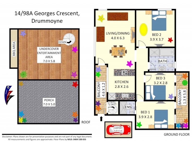 14/98a St Georges Crescent, Drummoyne NSW 2047 Floorplan
