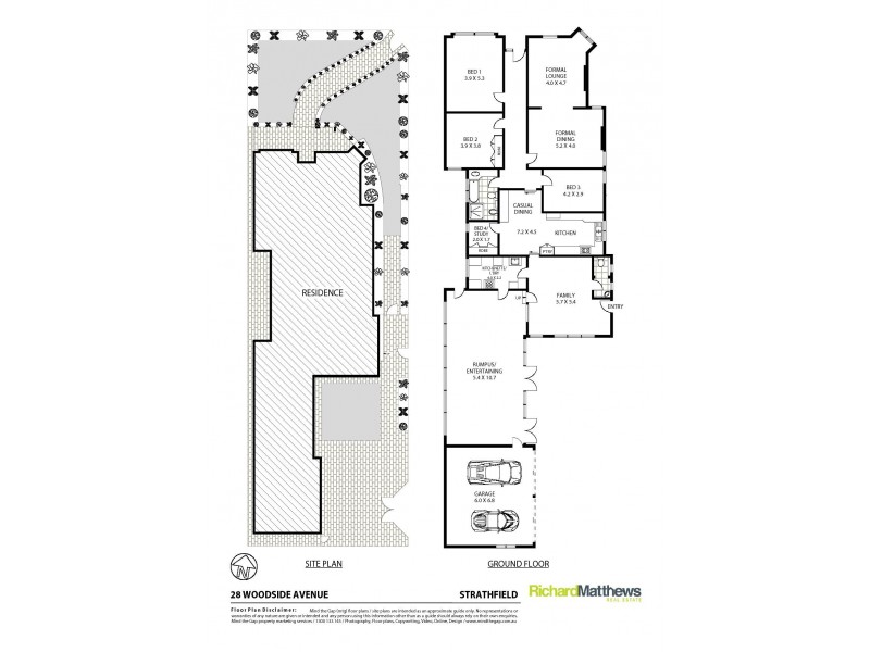 28 Woodside Avenue, Strathfield NSW 2135 Floorplan