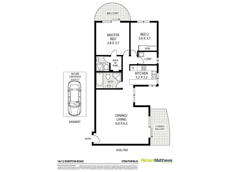 20/12 Everton Road, Strathfield NSW 2135 Floorplan