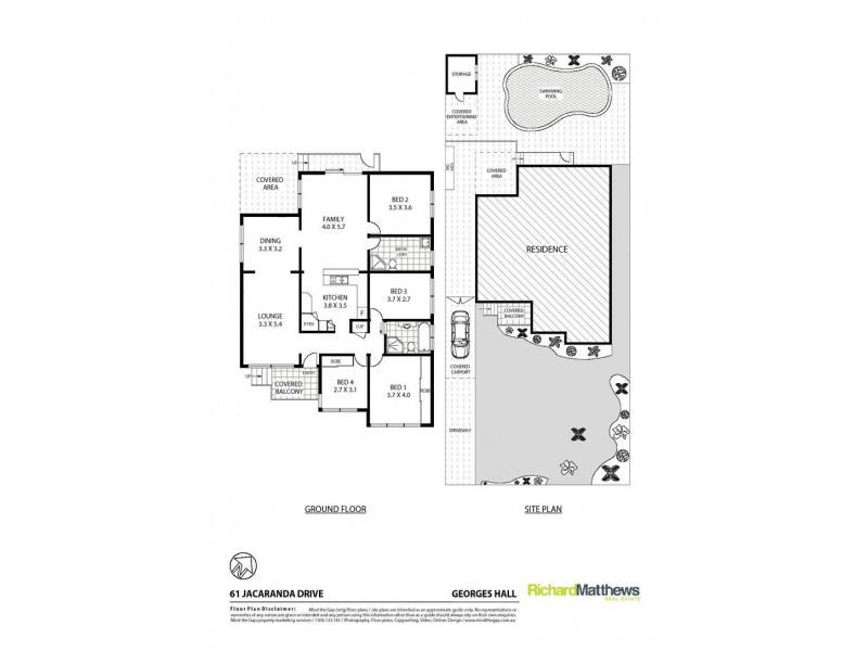 61 Jacaranda Drive, Georges Hall NSW 2198 Floorplan