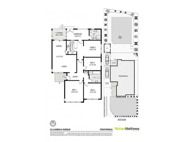 22 Llandilo Avenue, Strathfield NSW 2135 Floorplan