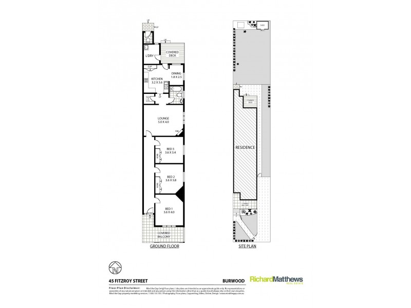 45 Fitzroy Street, Burwood NSW 2134 Floorplan
