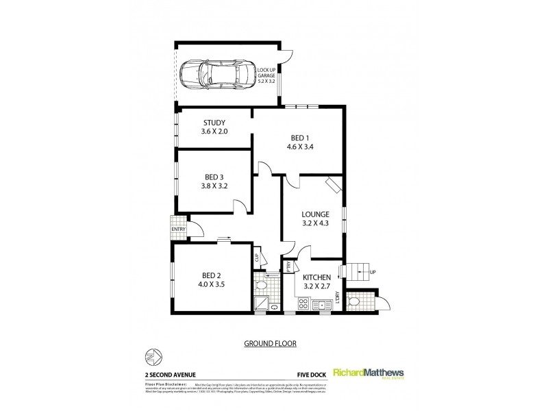 2 Second Avenue, Five Dock NSW 2046 Floorplan