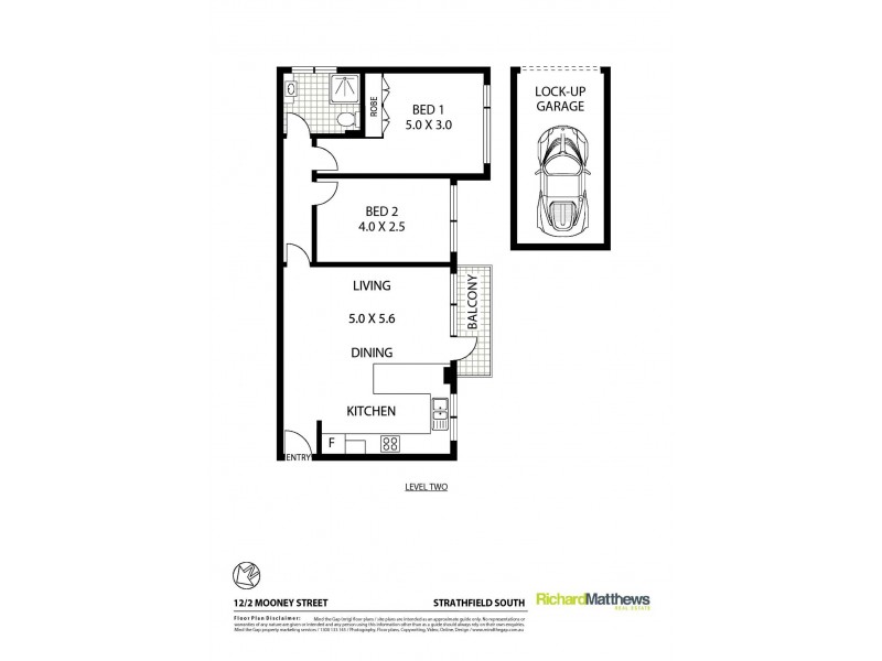 12/2 Mooney Street, Strathfield South NSW 2136 Floorplan