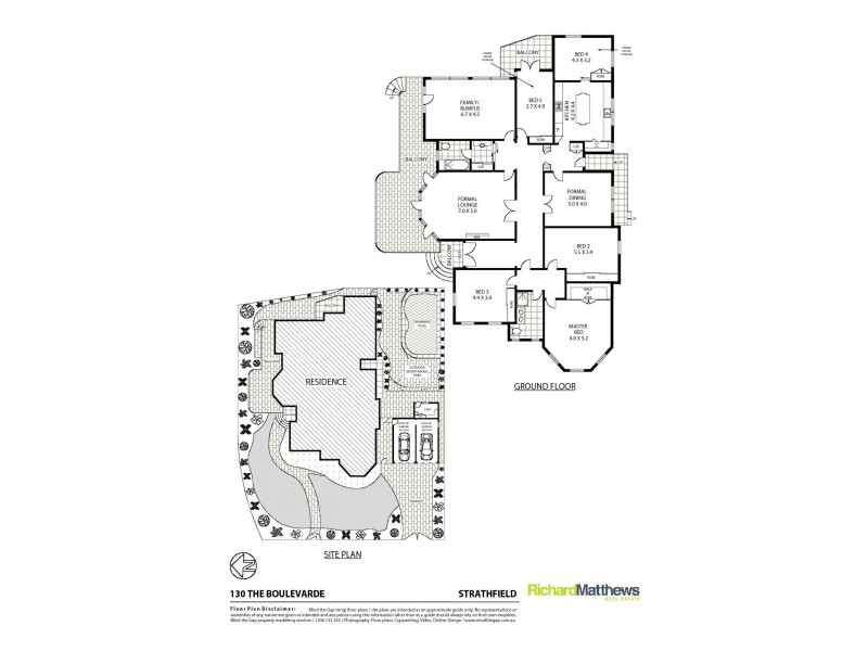 130 The Boulevarde, Strathfield NSW 2135 Floorplan