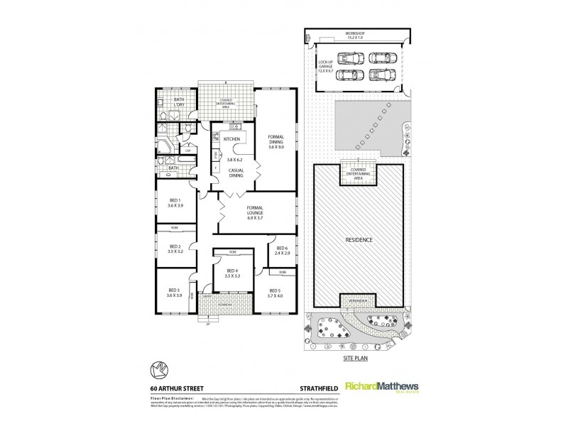 60 Arthur Street, Strathfield NSW 2135 Floorplan