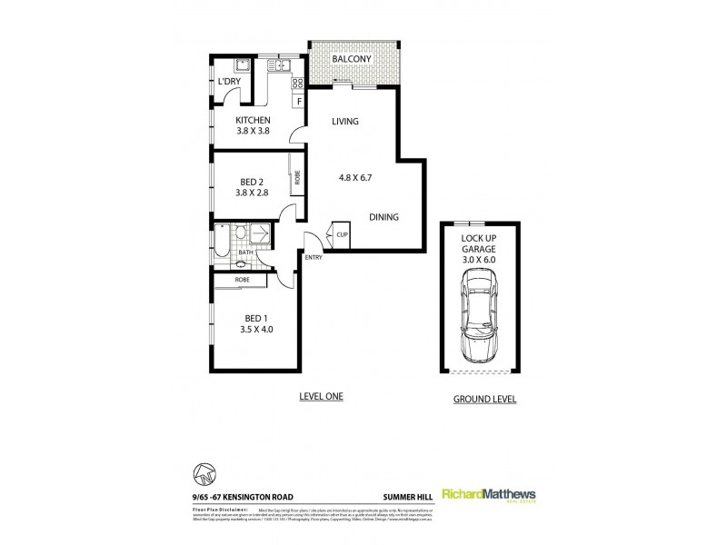 9/65-67 Kensington Road, Summer Hill NSW 2130 Floorplan