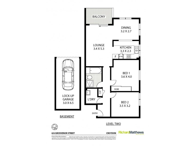 6/6 Grosvenor Street, Croydon NSW 2132 Floorplan