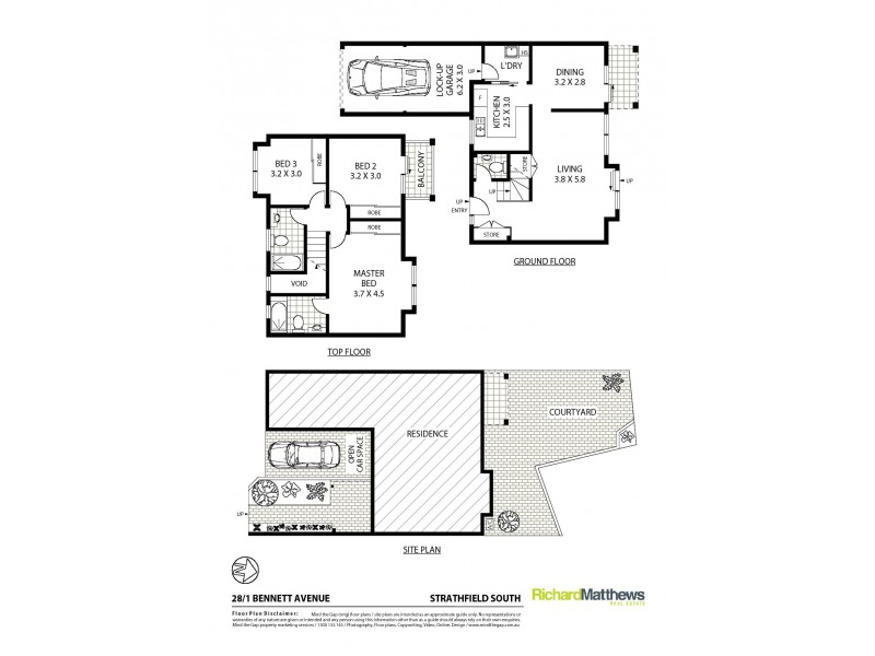 28/1 Bennett Avenue, Strathfield South NSW 2136 Floorplan