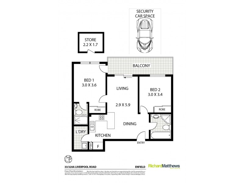 33/320a Liverpool Road, Enfield NSW 2136 Floorplan