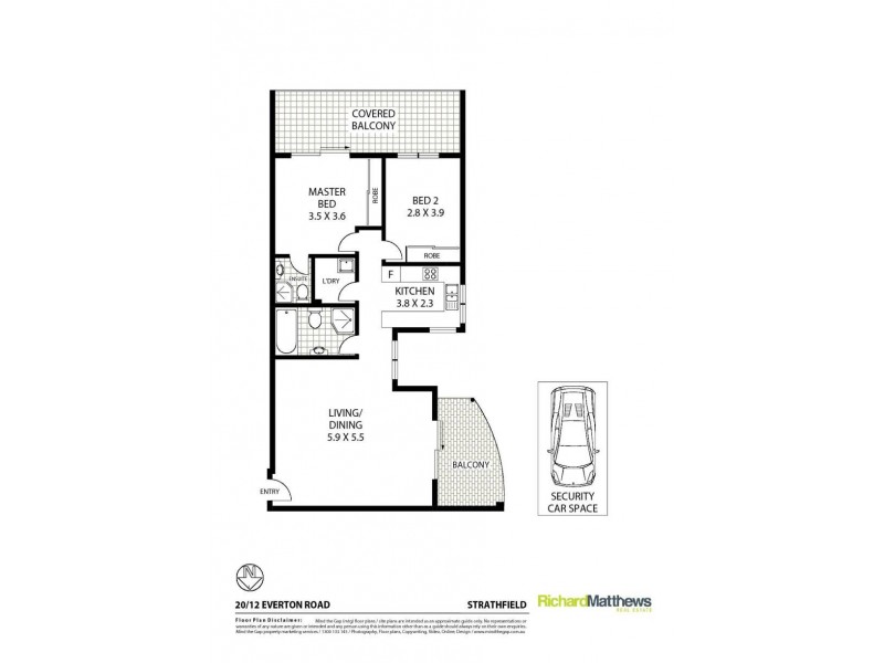 20/12 Everton Road, Strathfield NSW 2135 Floorplan
