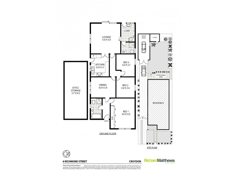 6 Richmond Street, Croydon NSW 2132 Floorplan
