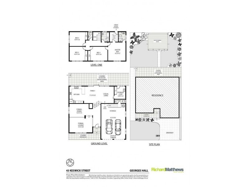 43 Keswick Street, Georges Hall NSW 2198 Floorplan