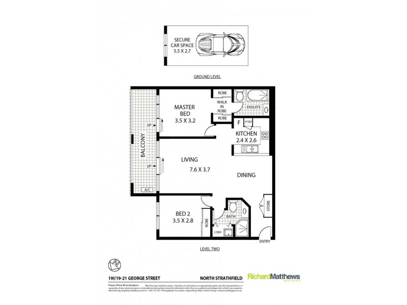 19i/19-21 George Street, North Strathfield NSW 2137 Floorplan