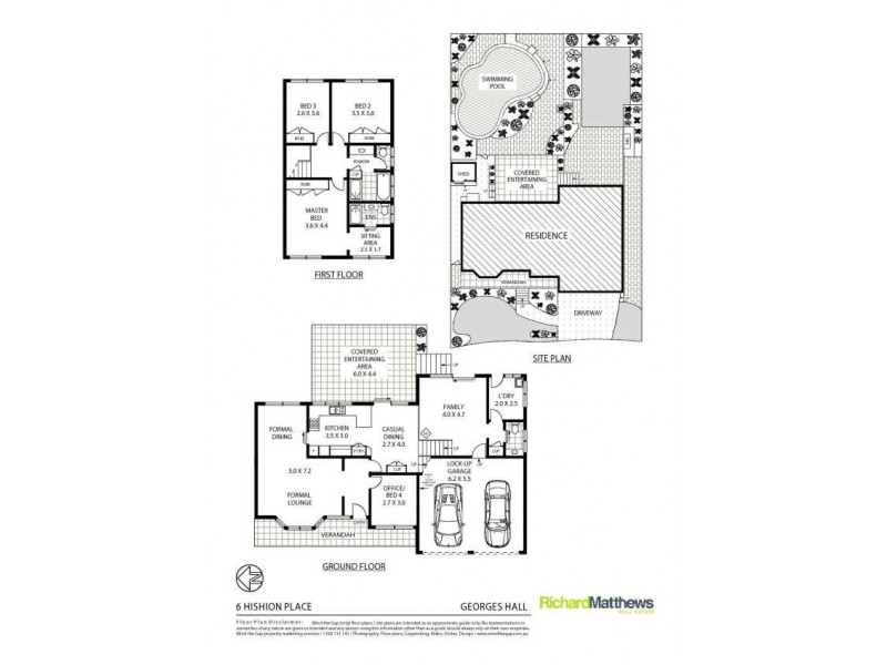 6 Hishion Place, Georges Hall NSW 2198 Floorplan