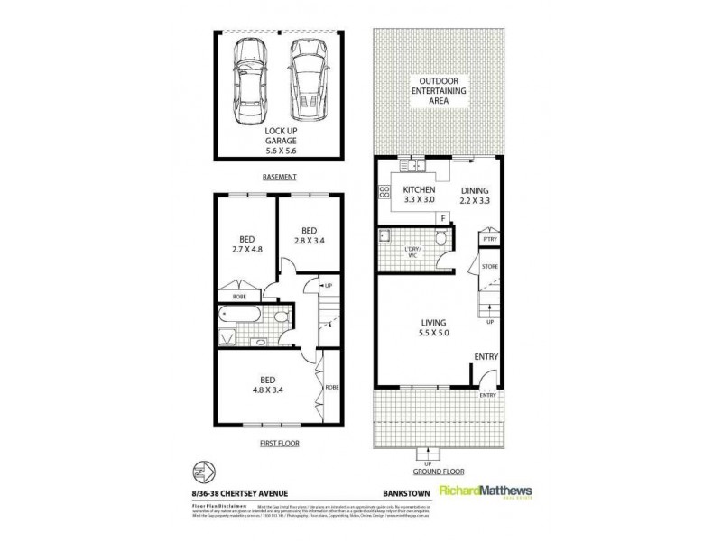 8/36-38 Chertsey Avenue, Bankstown NSW 2200 Floorplan