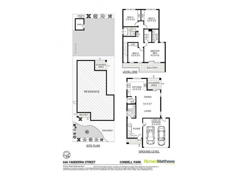 64a  Yanderra Street, Condell Park NSW 2200 Floorplan