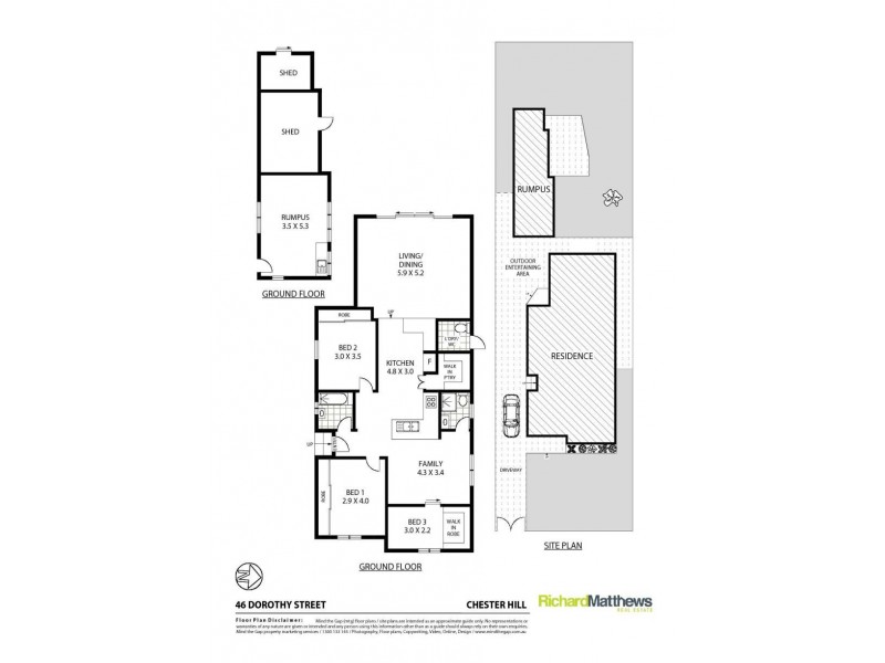 46 Dorothy Street, Chester Hill NSW 2162 Floorplan