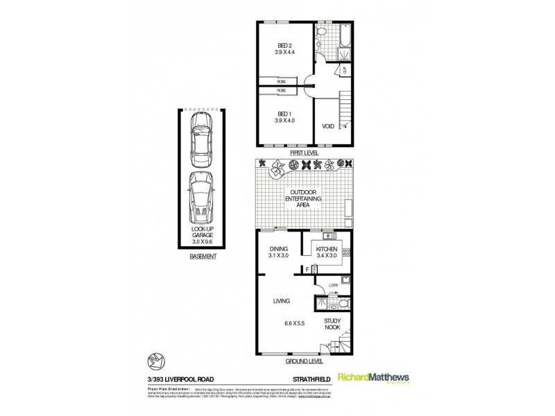 3/393 Liverpool Road, Strathfield NSW 2135 Floorplan