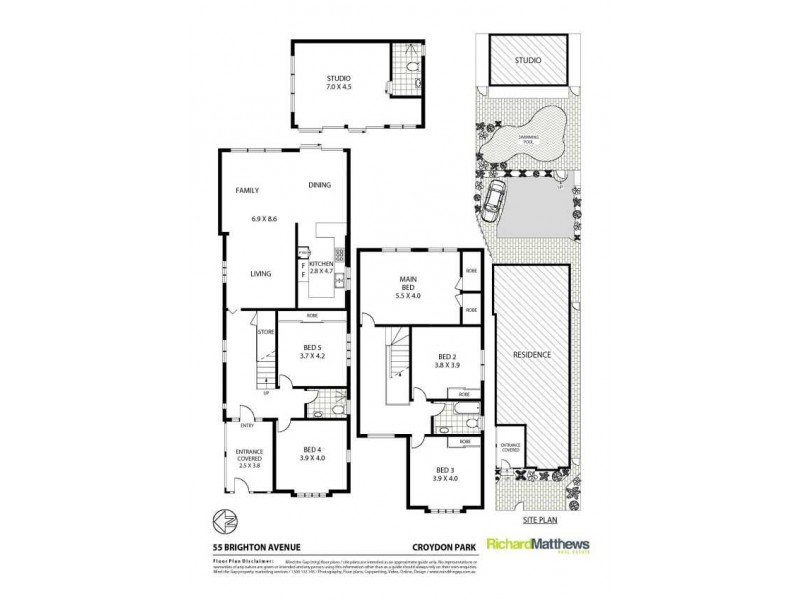 55 Brighton Avenue, Croydon Park NSW 2133 Floorplan