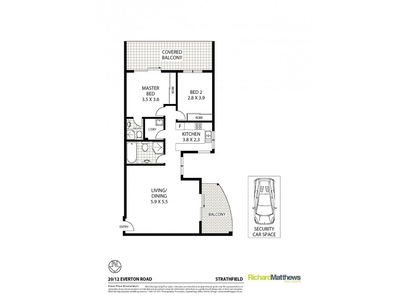 20/12 Everton Road, Strathfield NSW 2135 Floorplan
