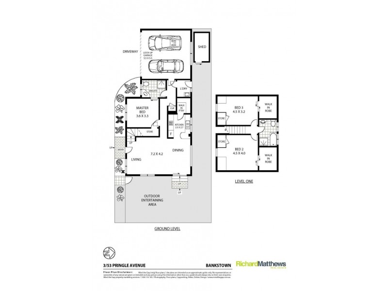 3/53 Pringle Avenue, Bankstown NSW 2200 Floorplan