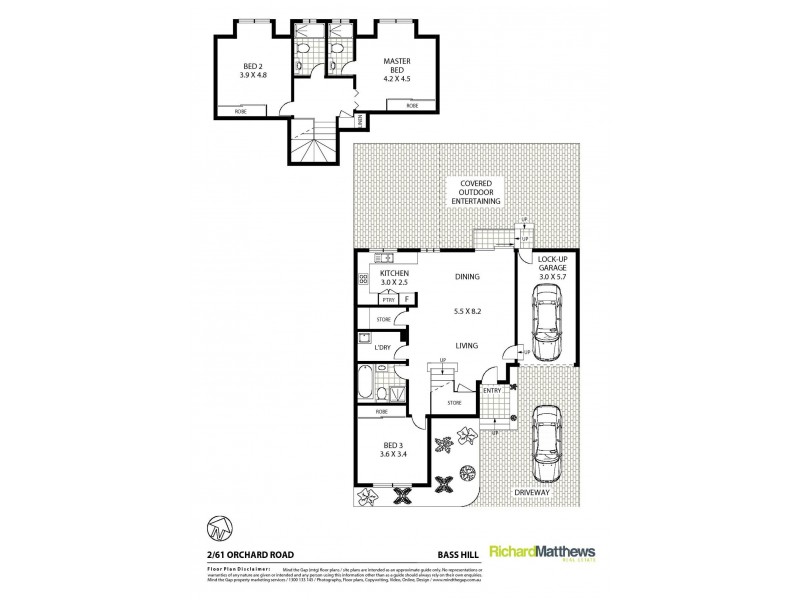2/61 Orchard Road, Bass Hill NSW 2197 Floorplan