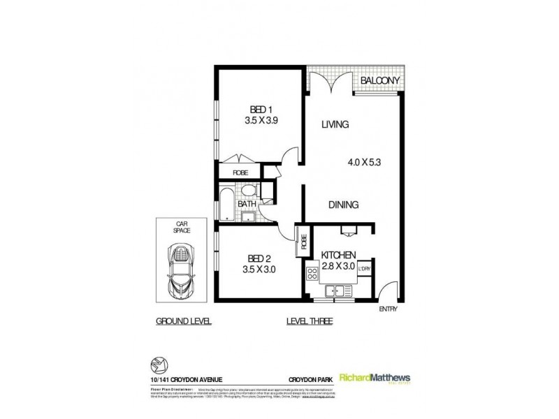 10/141 Croydon Avenue, Croydon Park NSW 2133 Floorplan