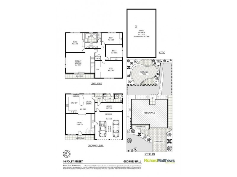 16 Foley Street, Georges Hall NSW 2198 Floorplan
