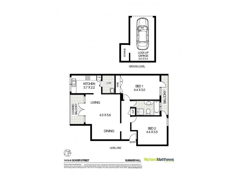 14/6-8 Gower Street, Summer Hill NSW 2130 Floorplan