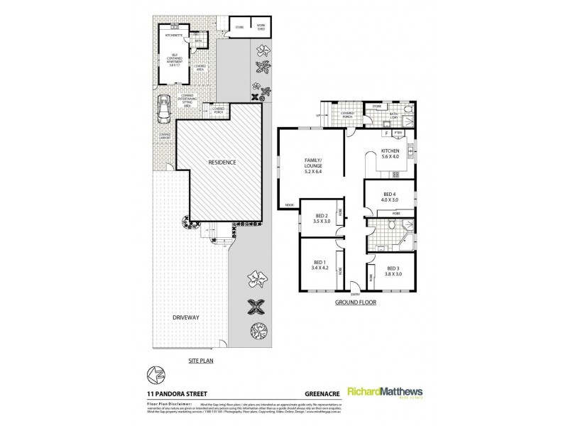 11 Pandora Street, Greenacre NSW 2190 Floorplan