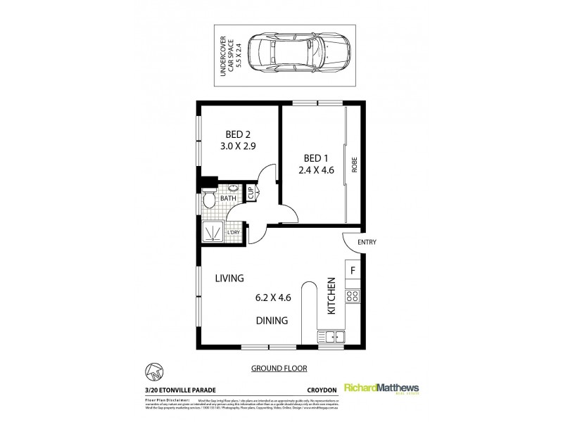 3/20 Etonville Parade, Croydon NSW 2132 Floorplan