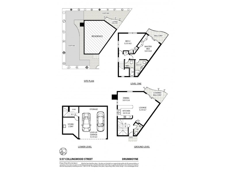 5/37 Collingwood Street, Drummoyne NSW 2047 Floorplan