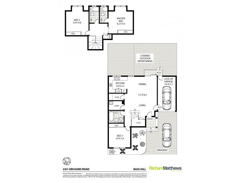2/61 Orchard Road, Bass Hill NSW 2197 Floorplan