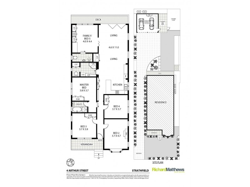 4 Arthur Street, Strathfield NSW 2135 Floorplan