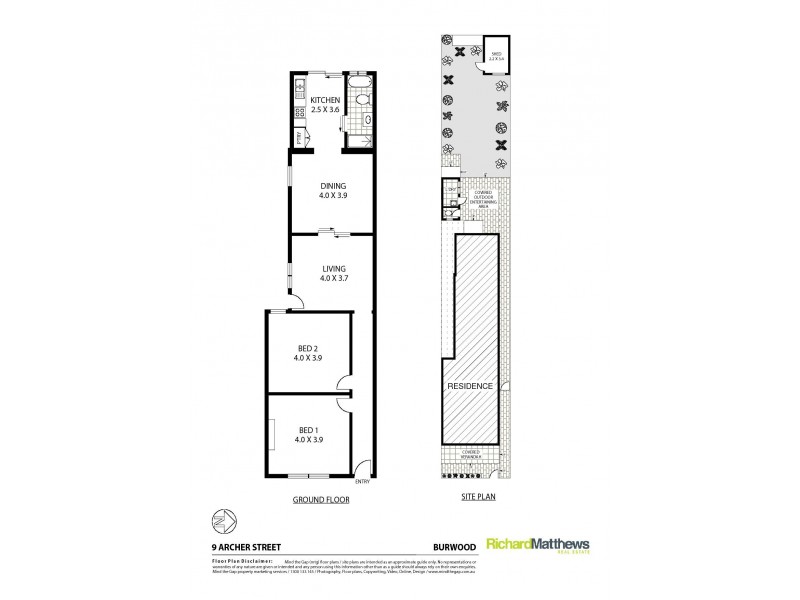 9  Archer Street, Burwood NSW 2134 Floorplan