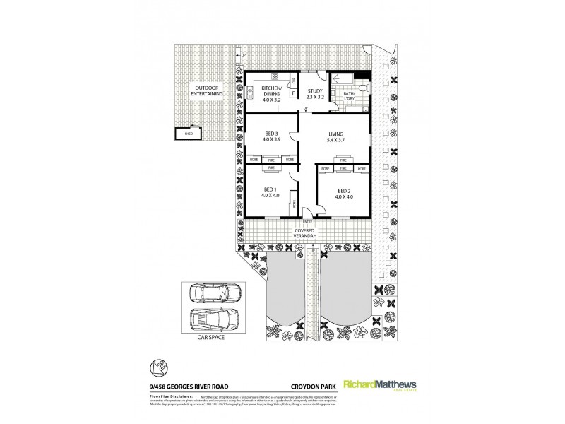 9/458 Georges River Road, Croydon Park NSW 2133 Floorplan