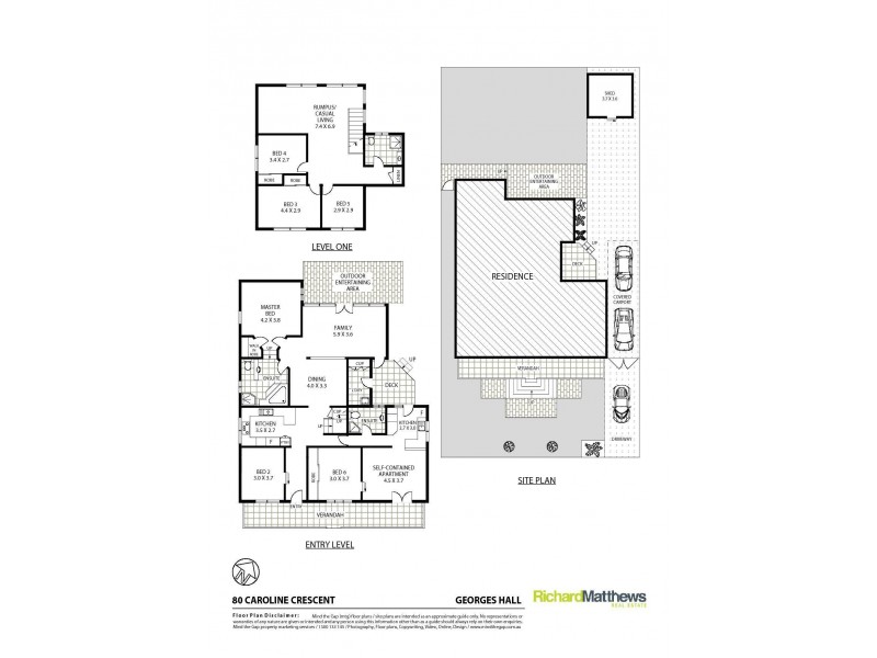 80 Caroline Crescent, Georges Hall NSW 2198 Floorplan