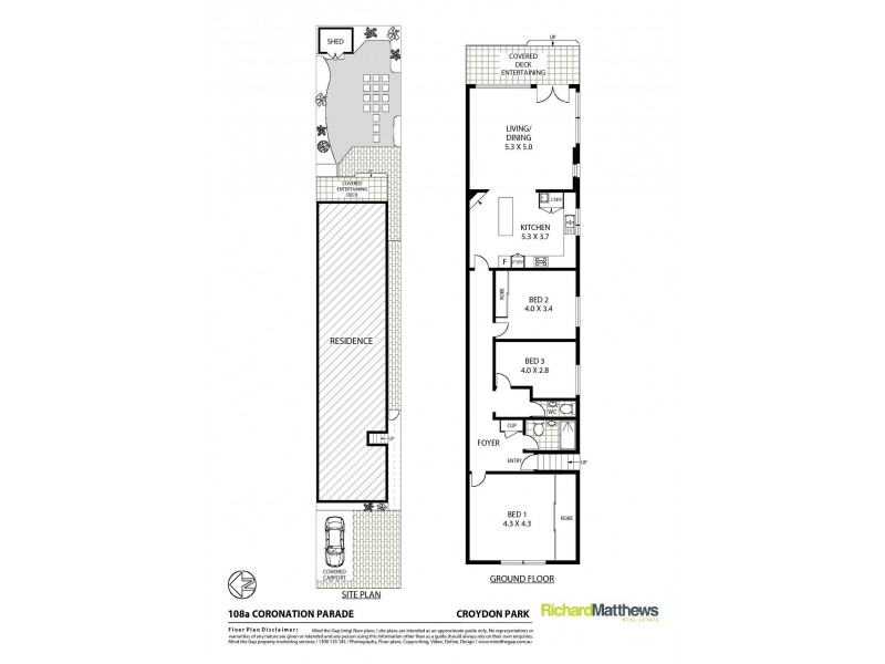 108a Coronation Parade, Croydon Park NSW 2133 Floorplan