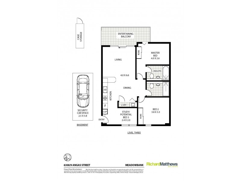 6308/9 Angas Street, Meadowbank NSW 2114 Floorplan