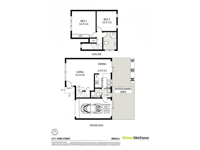 2/11 York Street, Berala NSW 2141 Floorplan