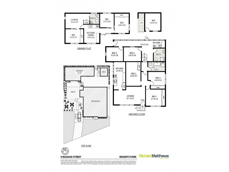 9 Bagdad Street, Regents Park NSW 2143 Floorplan