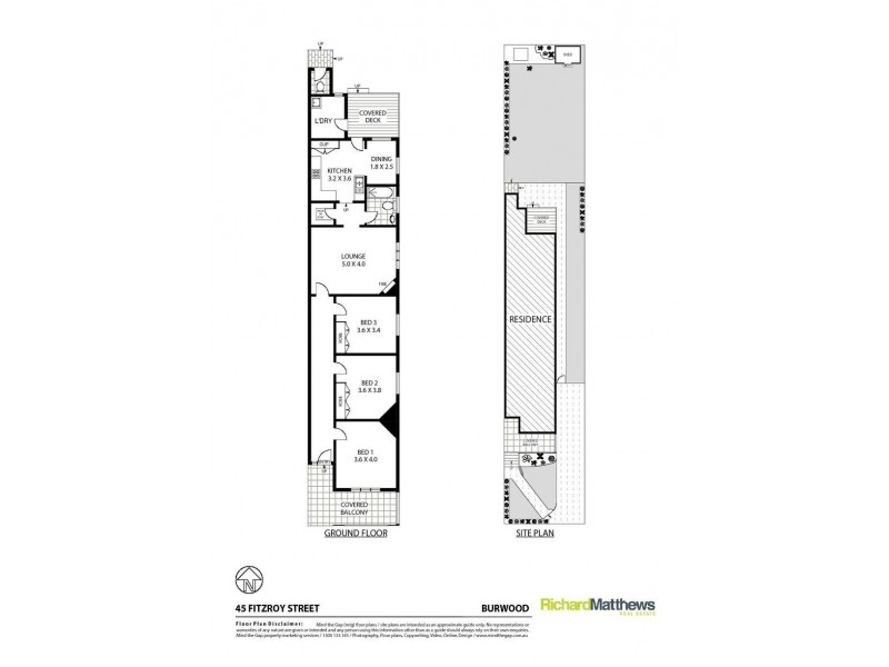 45 Fitzroy Street, Burwood NSW 2134 Floorplan