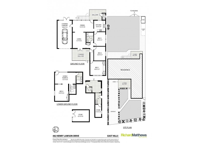 482 Henry Lawson Drive, East Hills NSW 2213 Floorplan