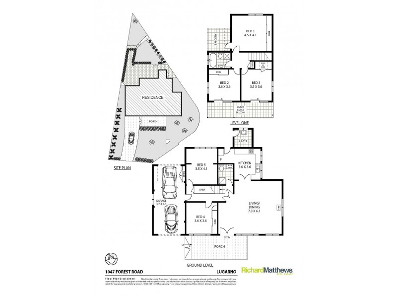 1047 Forest Road, Lugarno NSW 2210 Floorplan