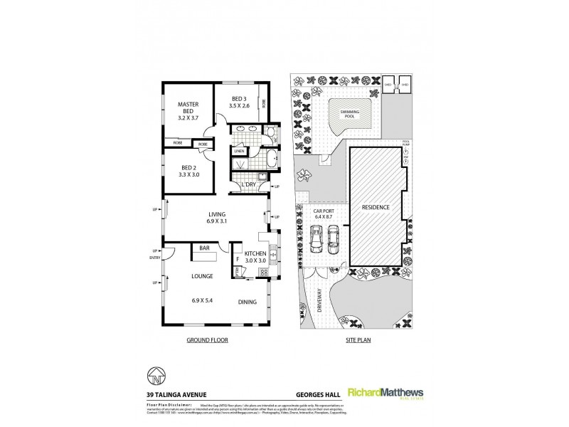 39 Talinga Avenue, Georges Hall NSW 2198 Floorplan