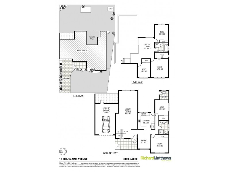10 Charmaine Avenue, Greenacre NSW 2190 Floorplan